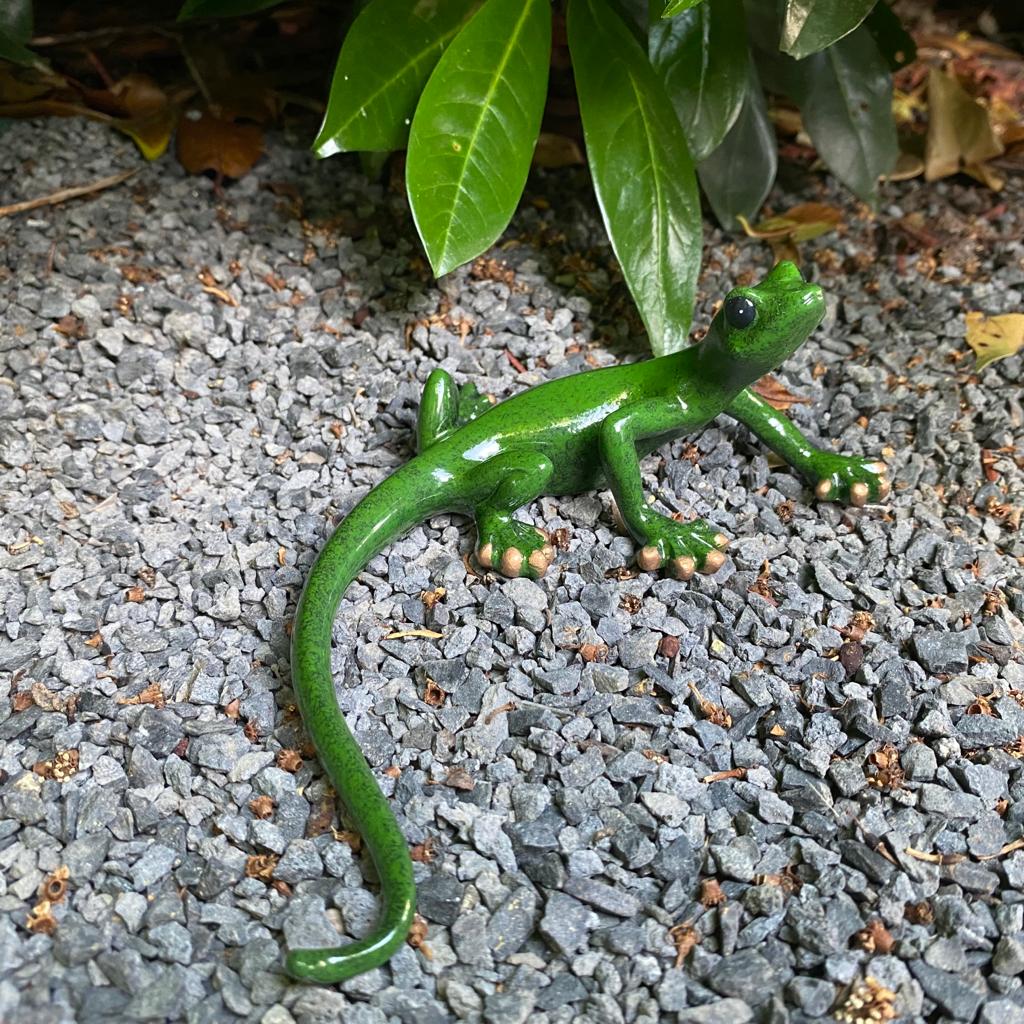 Gartenfigur Salamander Figur 17 cm lang