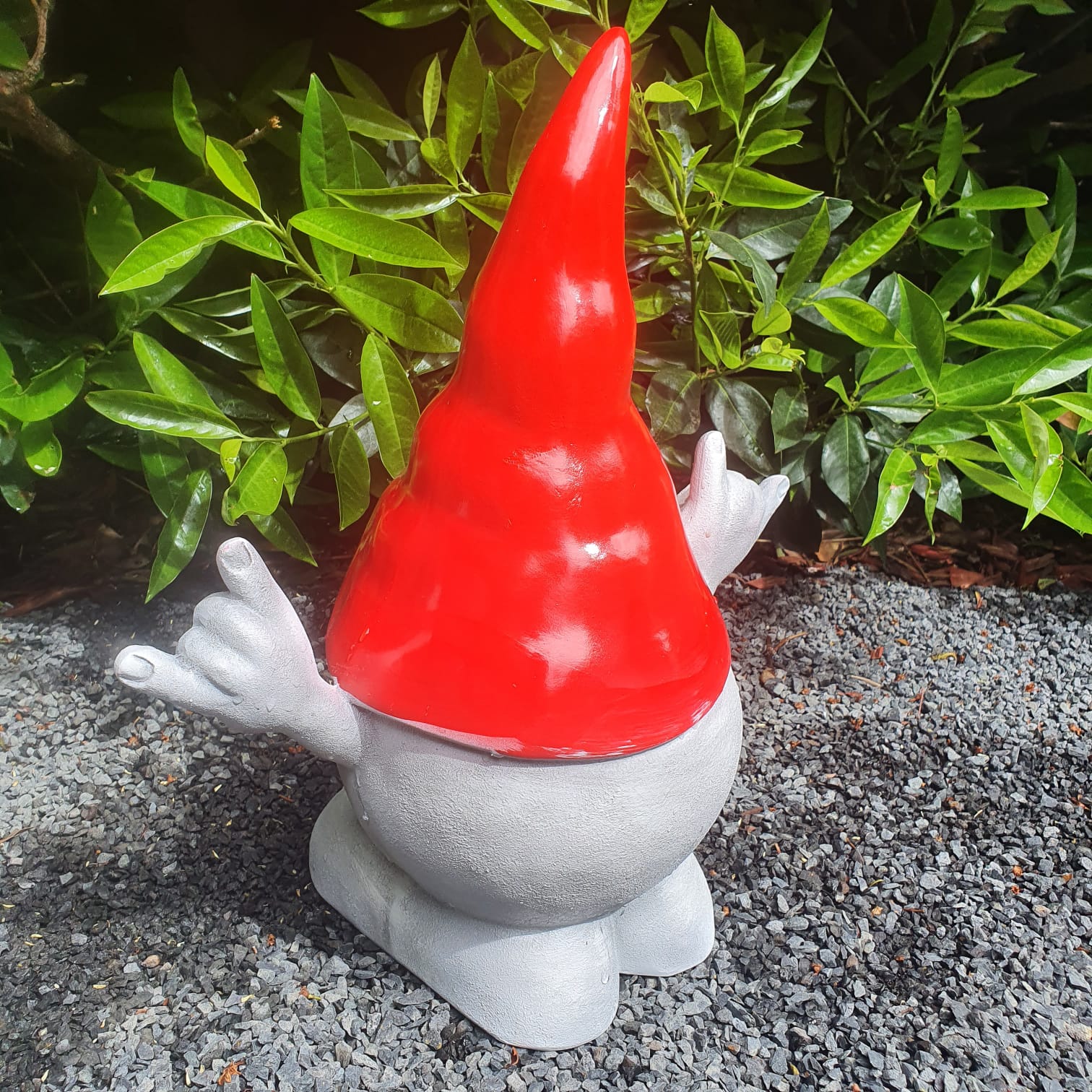 Gartenfigur Wichtel Figur mit roter Mütze 40 cm