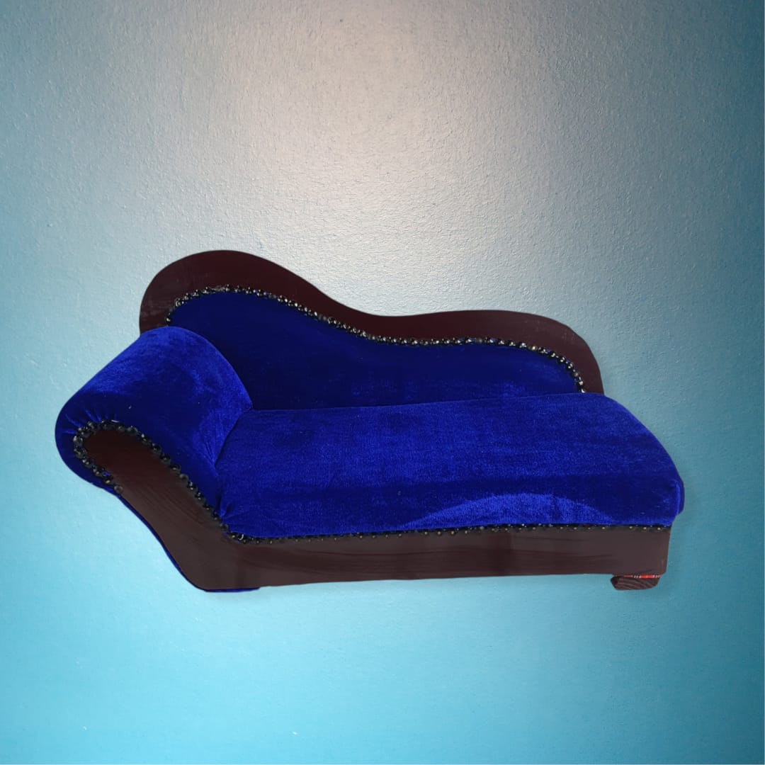 Blaus Puppensofa Puppencouch 50 cm lang