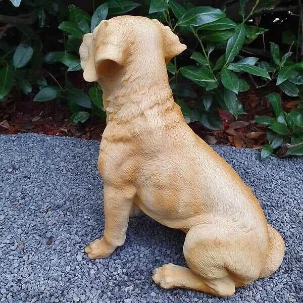 Gartenfigur treue heller Labrador Figur 34 cm