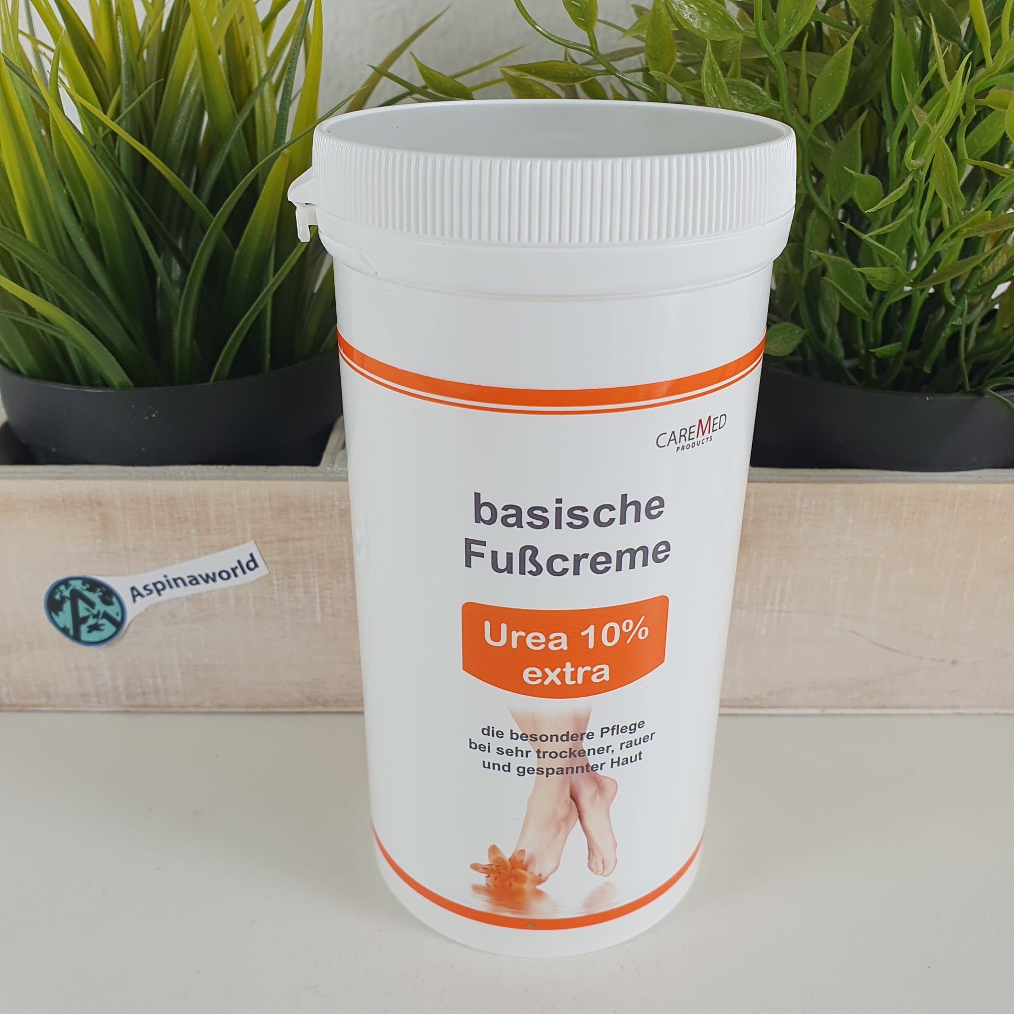 basische Fusscreme UREA 10% extra 450 ml mit Spender