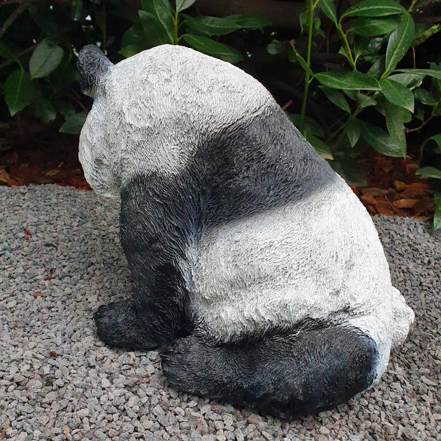 Gartenfigur Pandabär Figur 28 cm