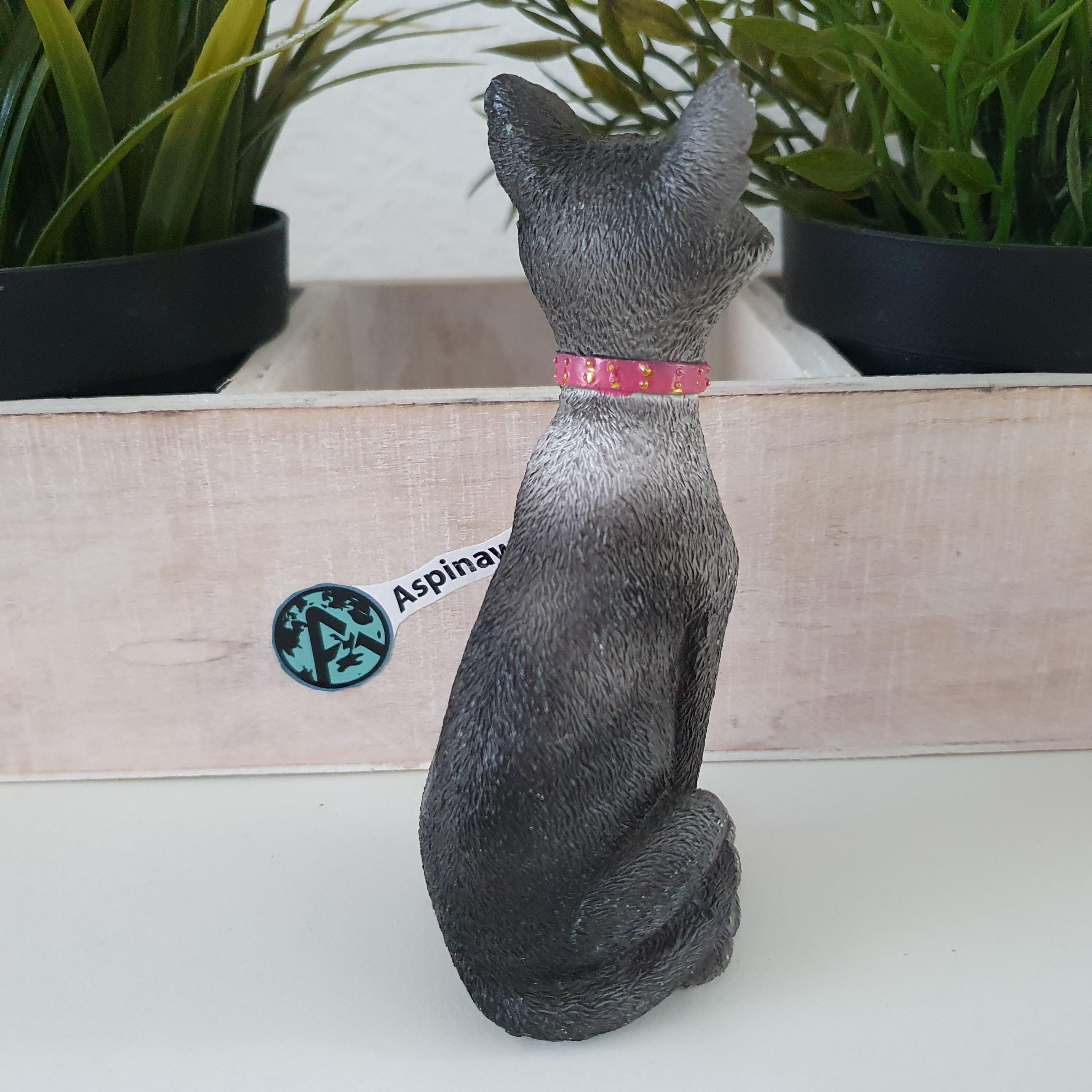 Deko Katze die Sitzt 12 cm Katzenfigur