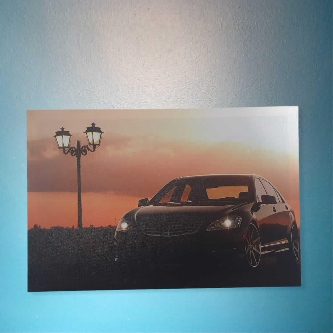 LED Auto Wandbild 40 x 60 cm