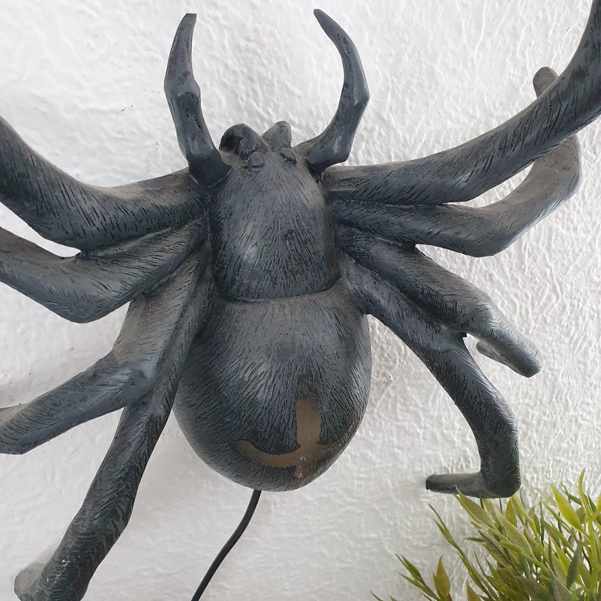 Spinnen Wandlampe 37 cm Wandleuchte