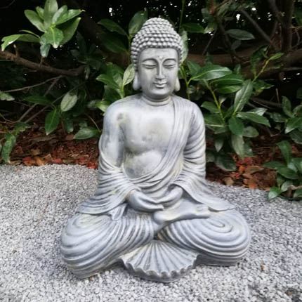 Gartenfigur Sitzende Buddha Figur 41 cm