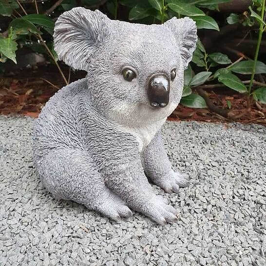Gartenfigur sitzende Koalabär Figur 21 cm
