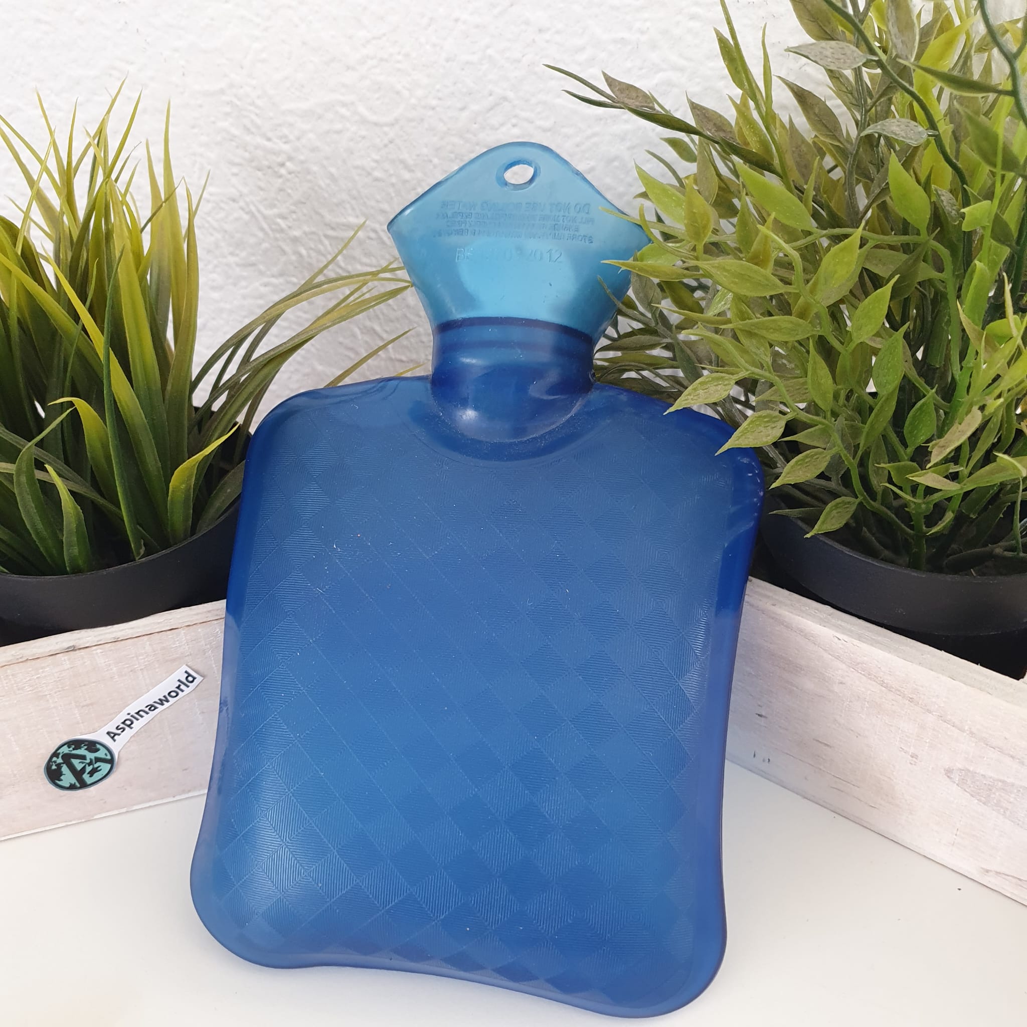 Wärmeflasche blau 750 ml