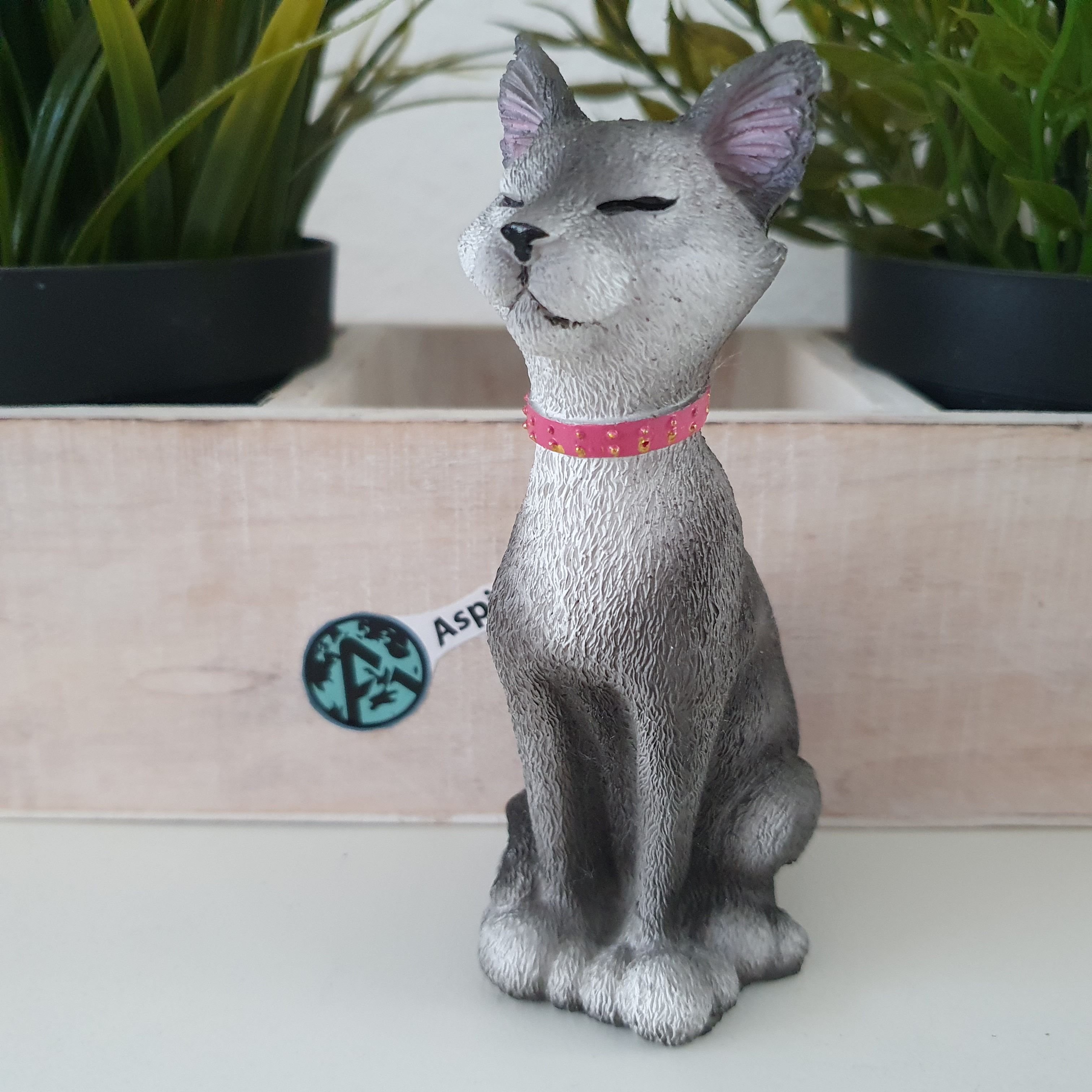 Deko Katze die Sitzt 12 cm Dekofiguren auf Rechnung kaufen