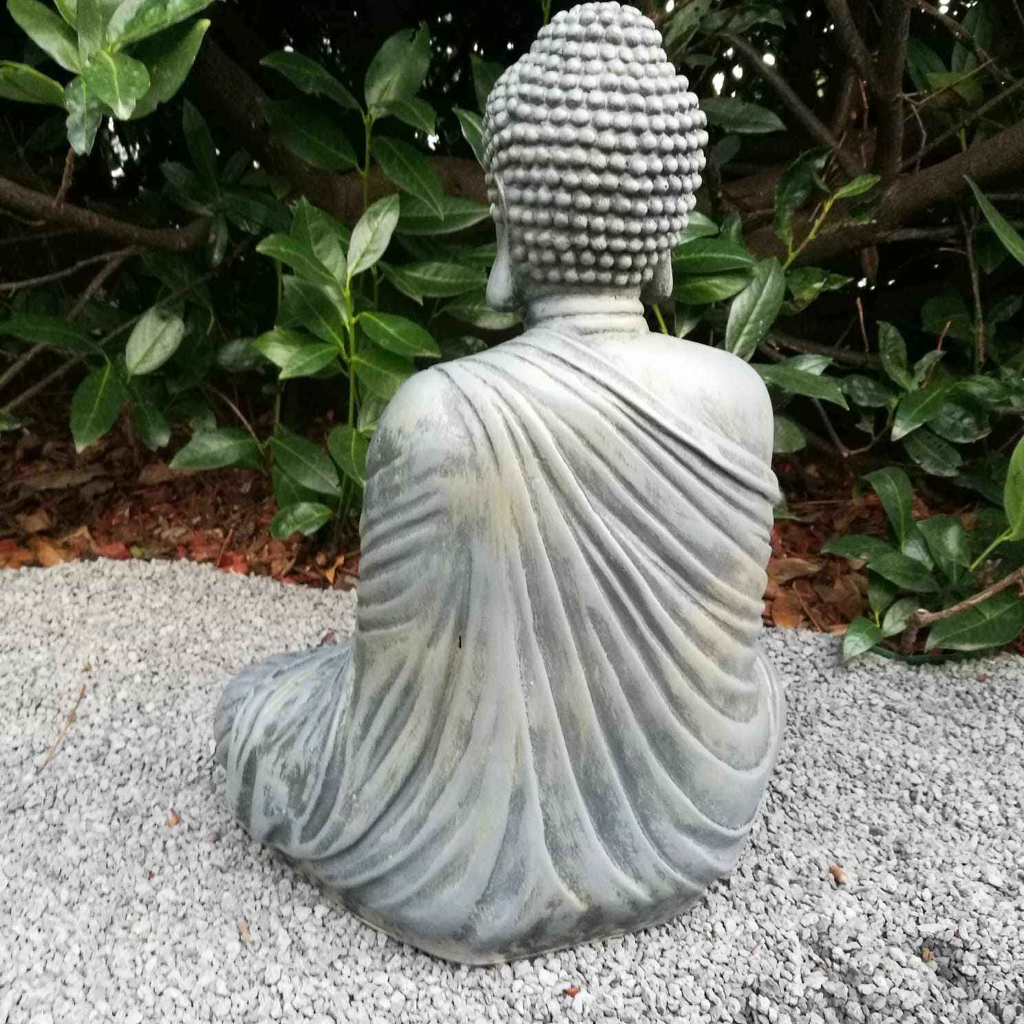 Gartenfigur Sitzende Buddha Figur 41 cm