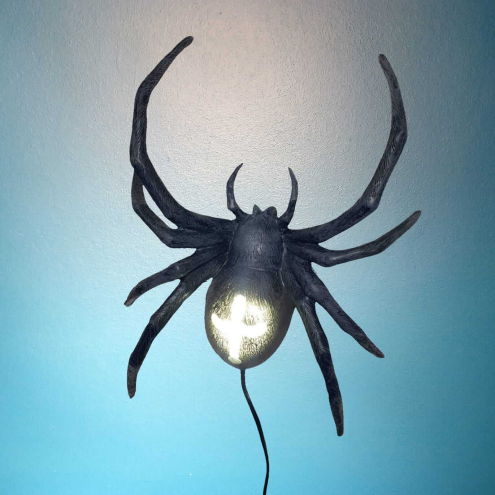 Spinnen Wandlampe 37 cm Wandleuchte