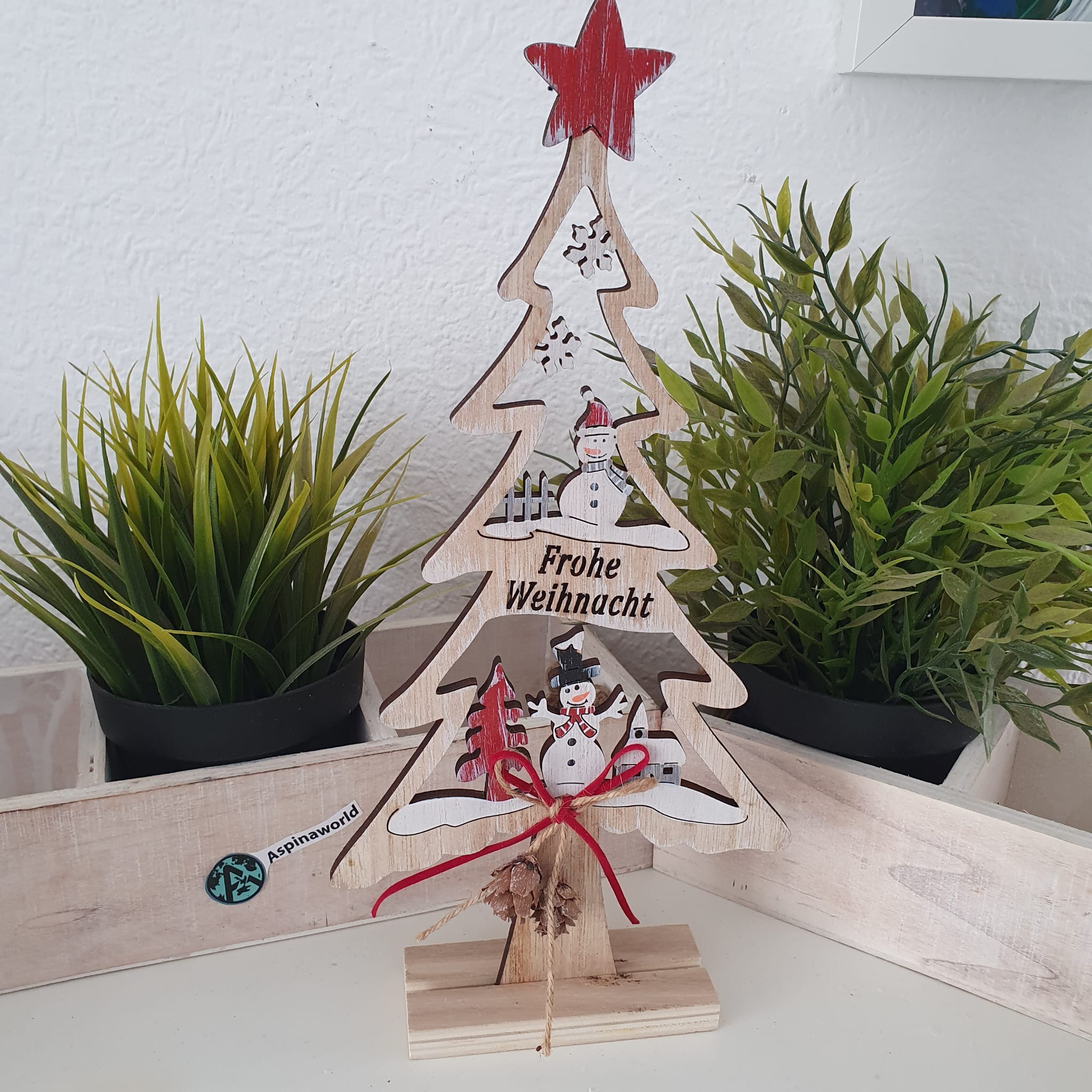 Holz Weihnachtsbaum 30 cm