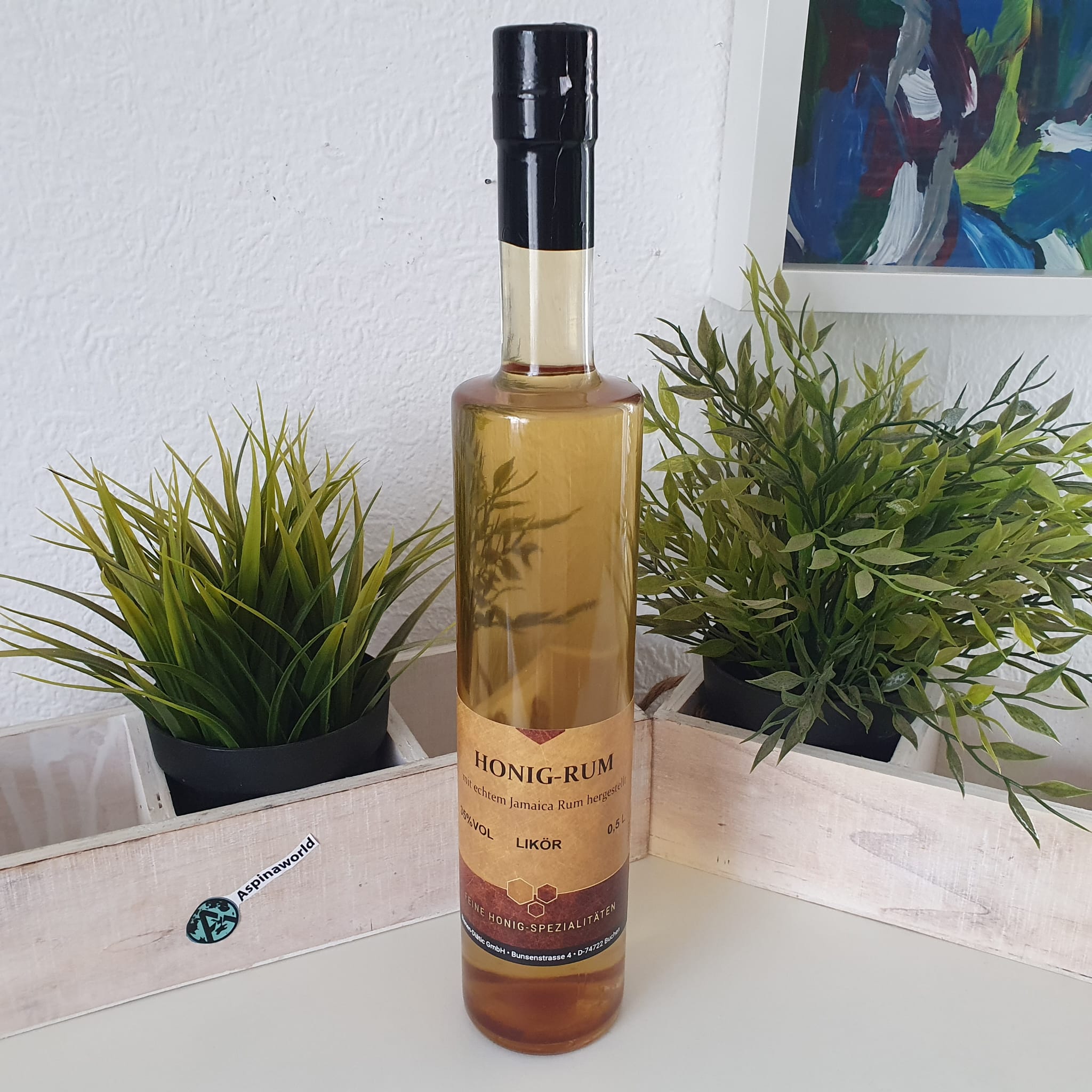 Honig Rum 35% 0,5 Liter Likör aus echtem Jamaica Rum