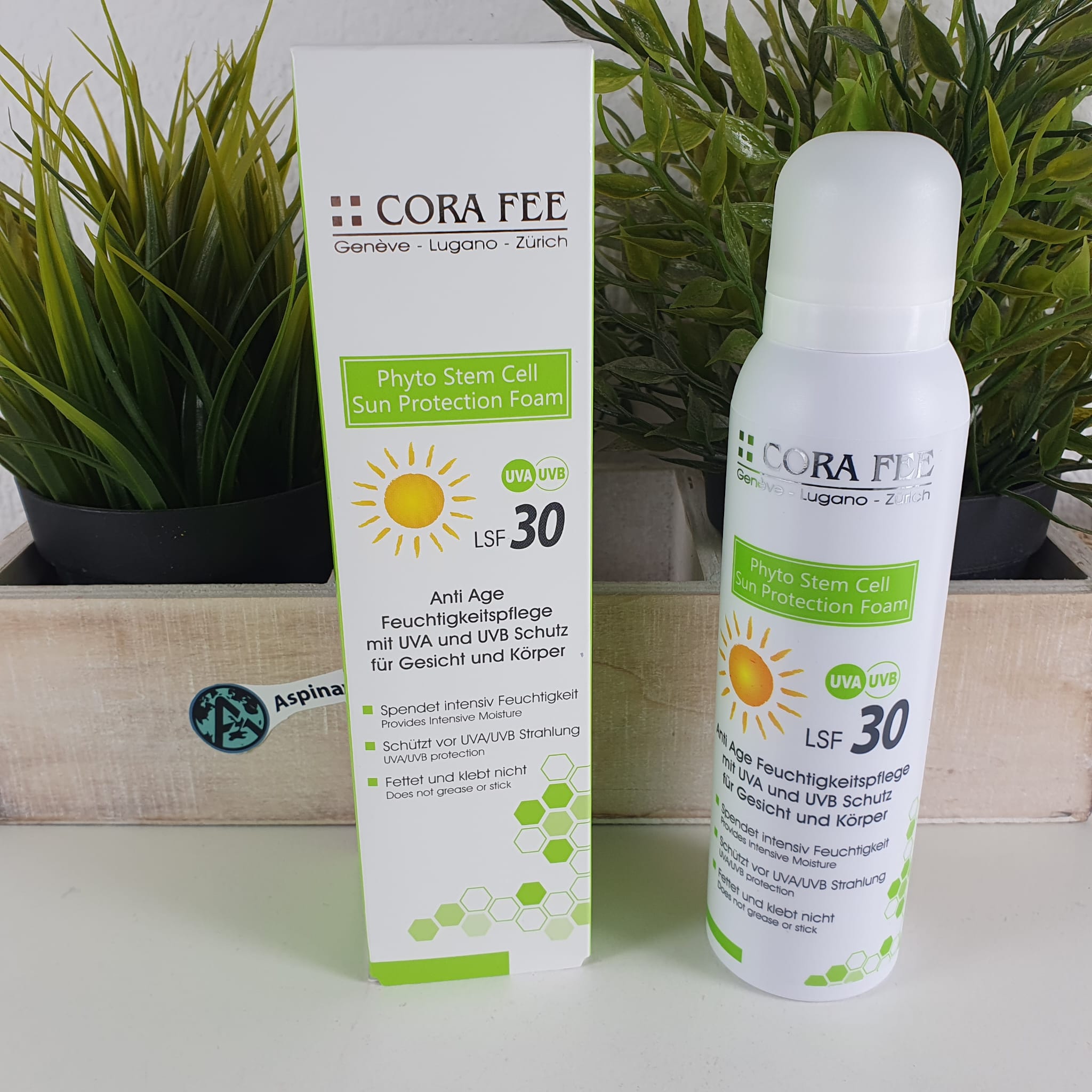 Cora Fee Phyto Stem Cell Sun Protection Foam LSF 30